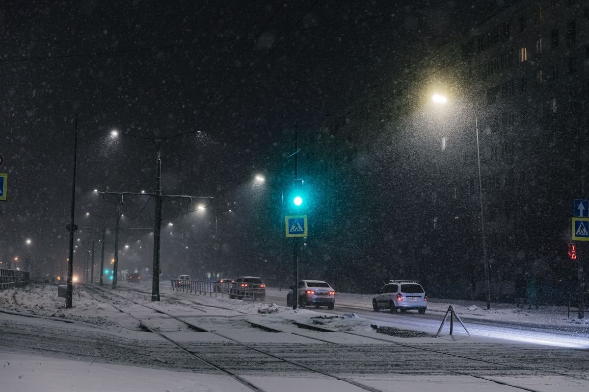 hazard lights car road