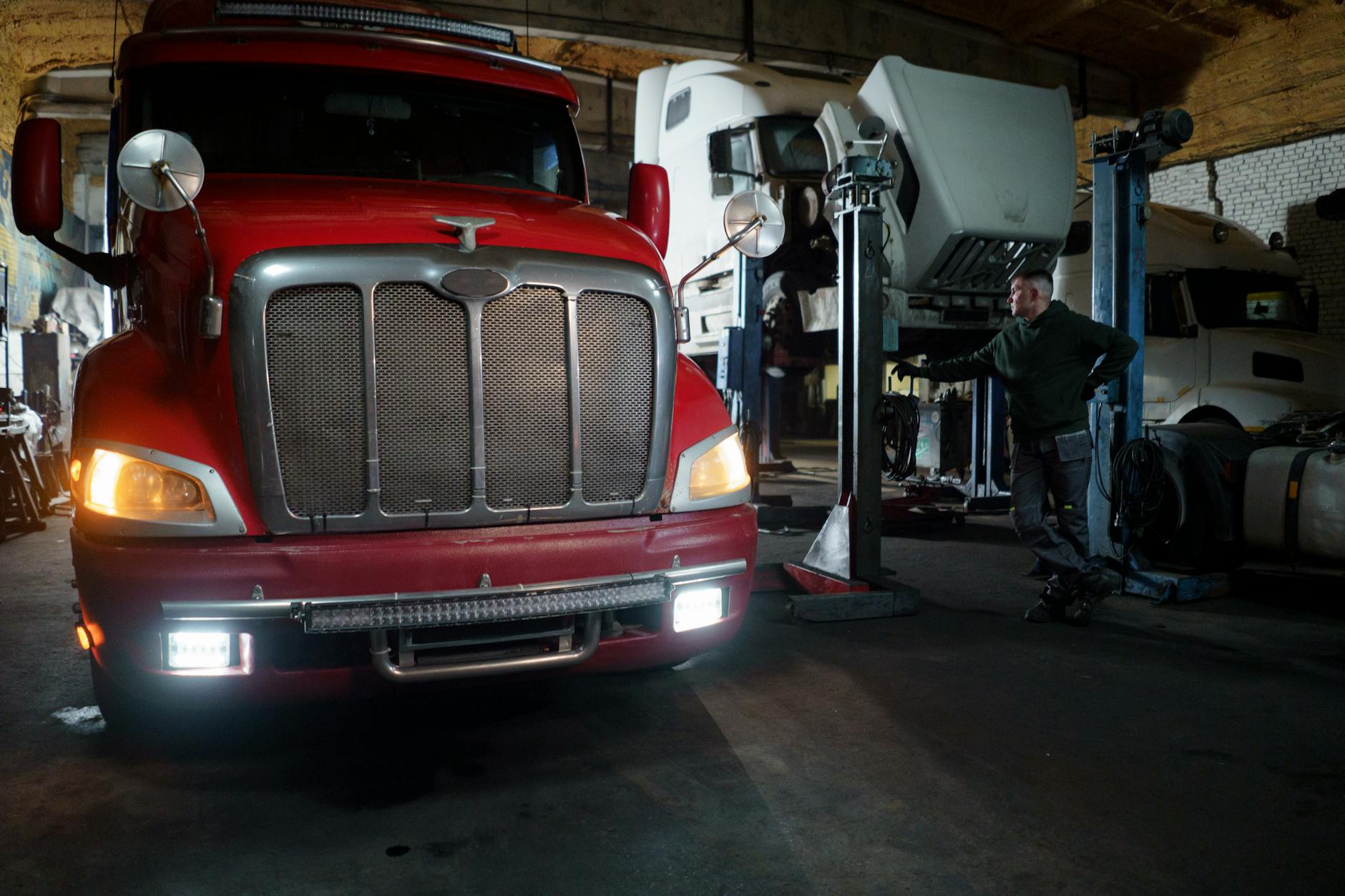 tow truck loading car