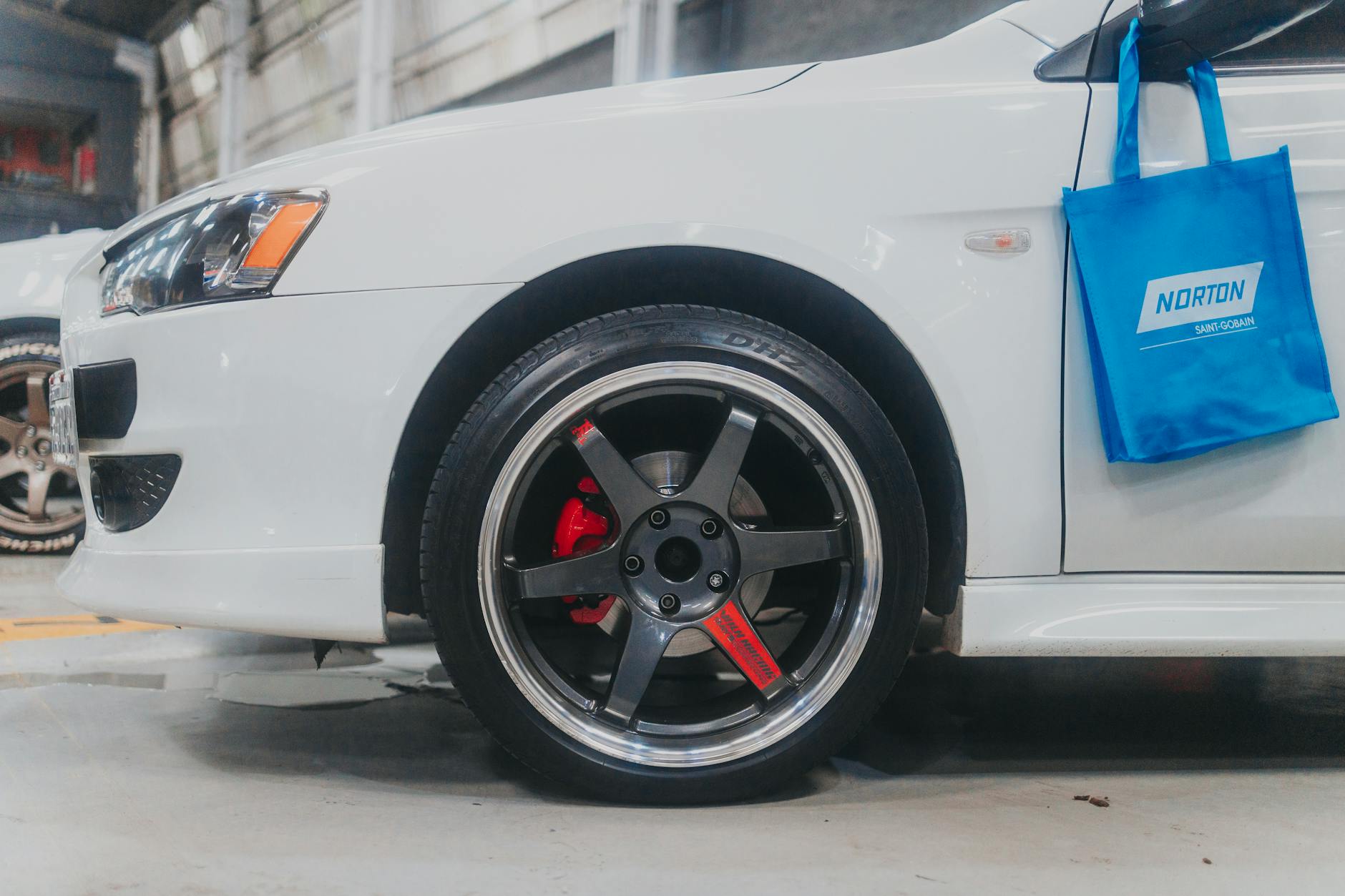 car wheel brake inspection