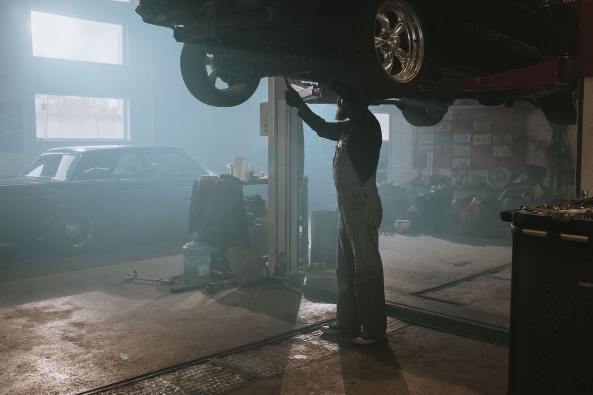 tow truck loading car