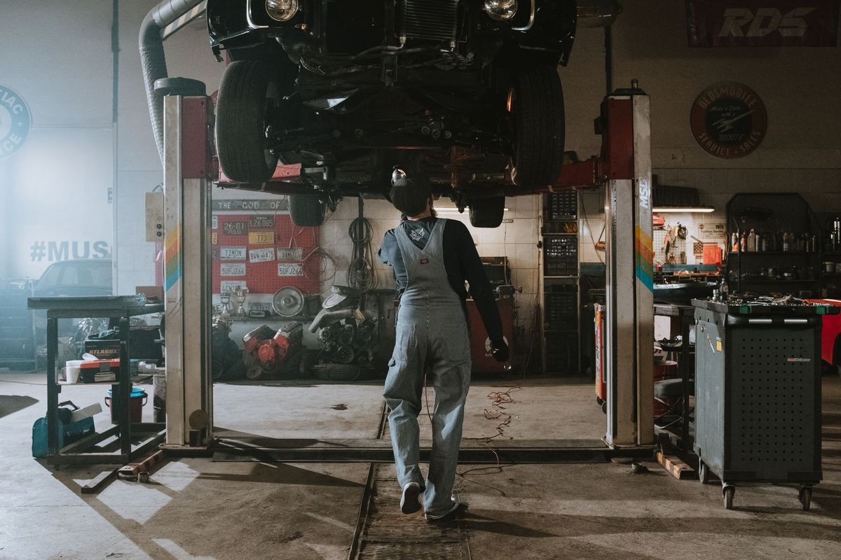 tow truck loading car