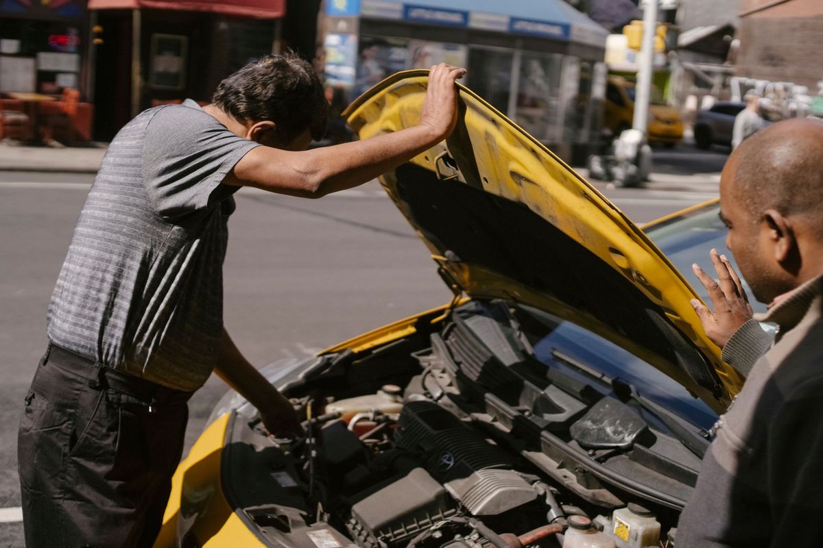 tow truck loading car
