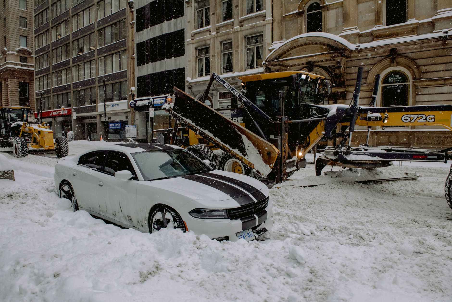 tow truck loading car
